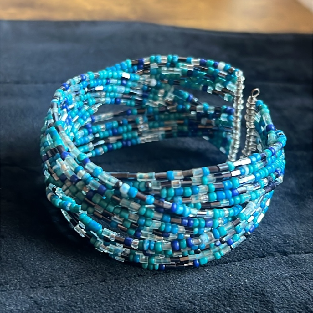 Beaded Bangle Bracelet